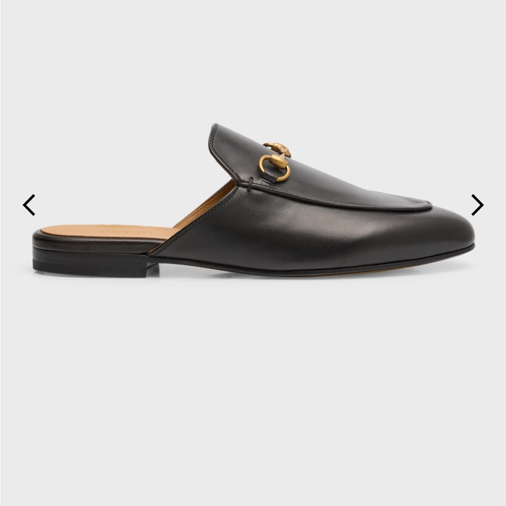 Gucci Princetown Leather Mules